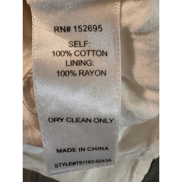 SLATE & WILLOW X RTR White Floral Eyelet Blouse Top Size L - Picture 10 of 10